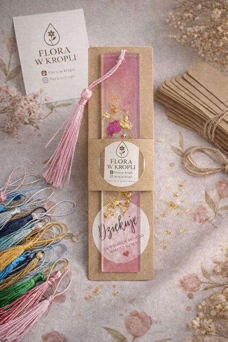 Zakładki do książek z żywicy epoksydowej.