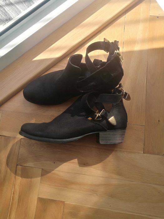 Botki damskie skóra 39