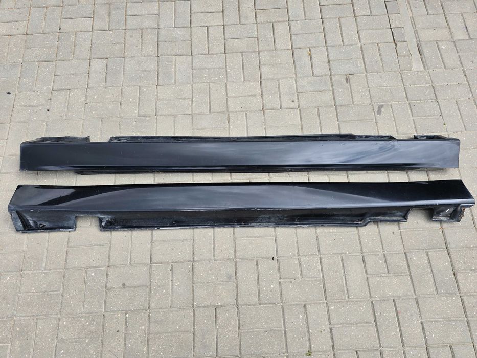 BMW 7 E65 Nakładka Listwa Progowa Lewa Prawa Black Sapphire 475/9