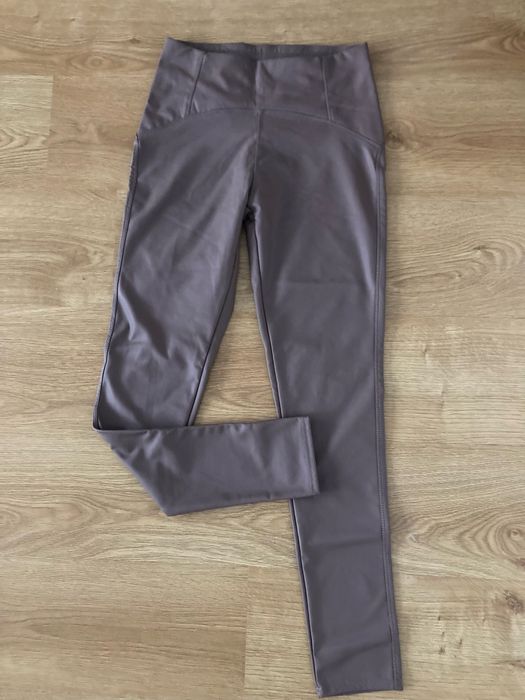 Legginsy spodnie cappucino S