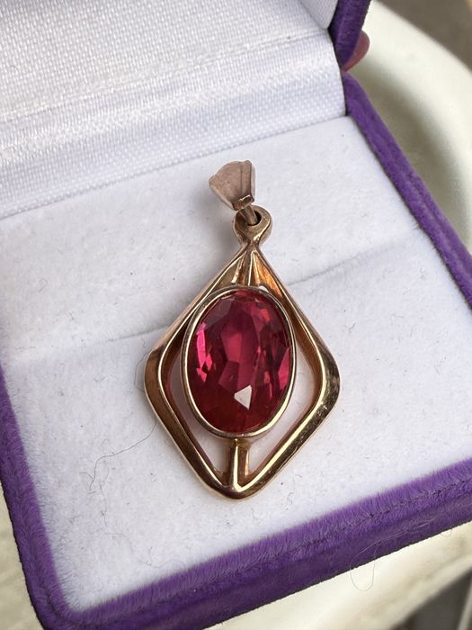 Золотой кулон ссср