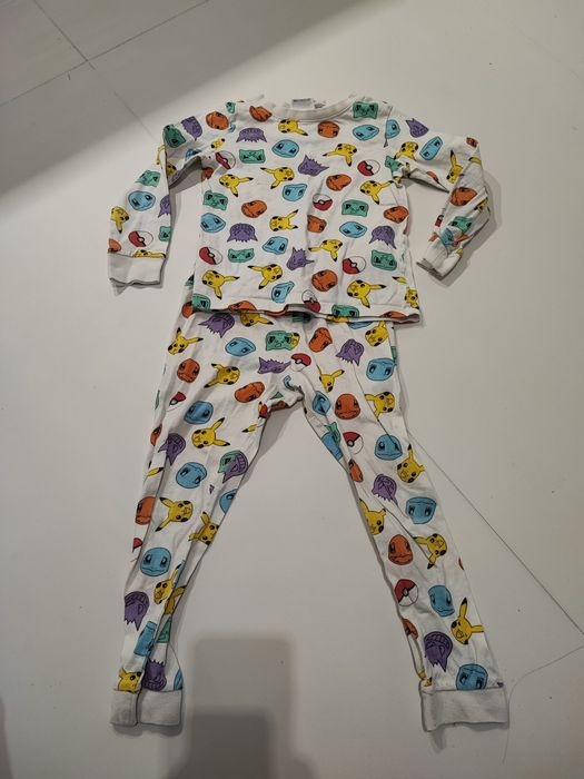 Piżama dziecięca pokemon h&m chłopiec 110 116 bliza