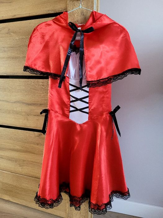 Przebranie stroj Czerwony Kapturek r 164/170/xs/s