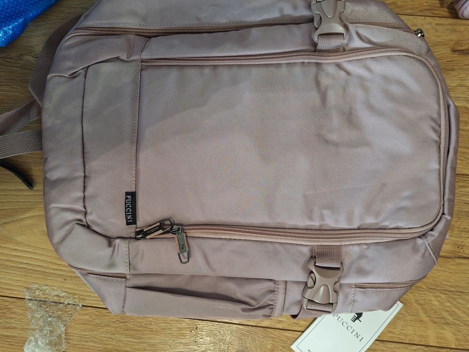 Nowy różowy plecak Puccini