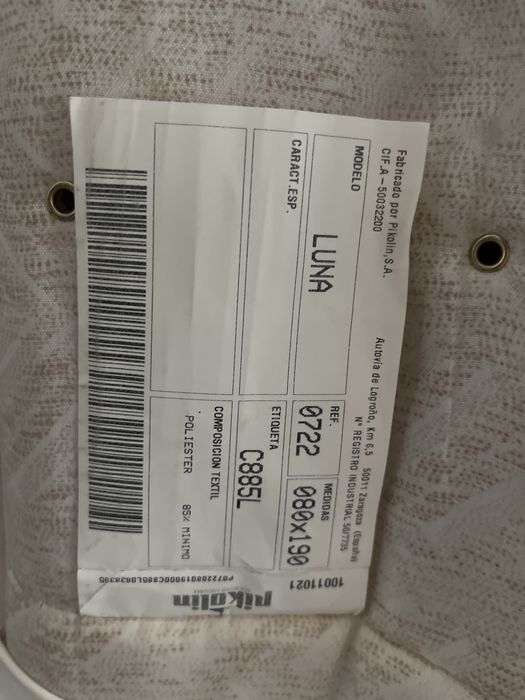 Colchão de molas PIKOLIN Luna 080x190