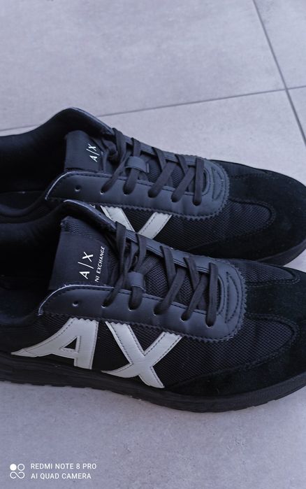 Armani Exchange sneakersy  skóra naturalna rozmiar  45