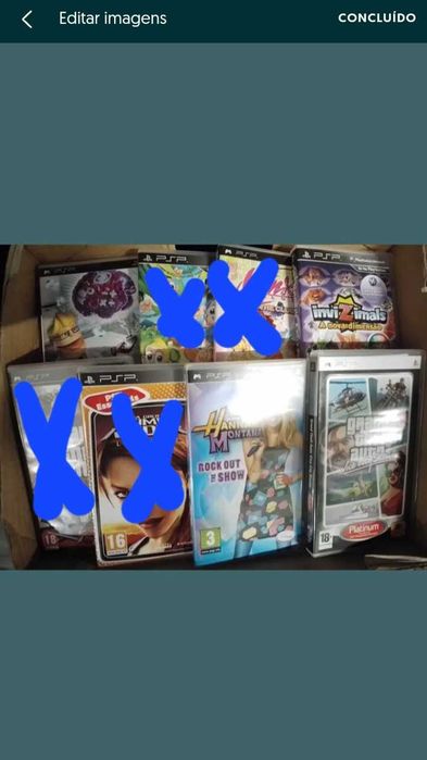 8 Jogos PSP usados a 8E