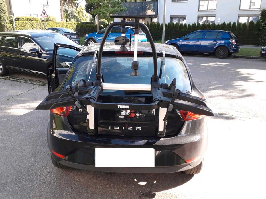 Bagażnik rowerowy na tylną klapę THULE OUTWAY na 2 rowery składany