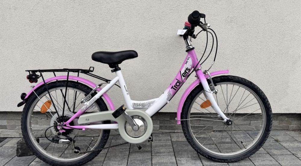 Gwarancja! Super stan rower Travers koła 20” dla dziewczynki ok 4-7 l