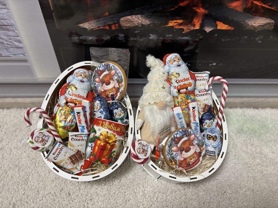 Новорічний подарунок Kinder дитині | Миколай | Різдво Шоколадний набір