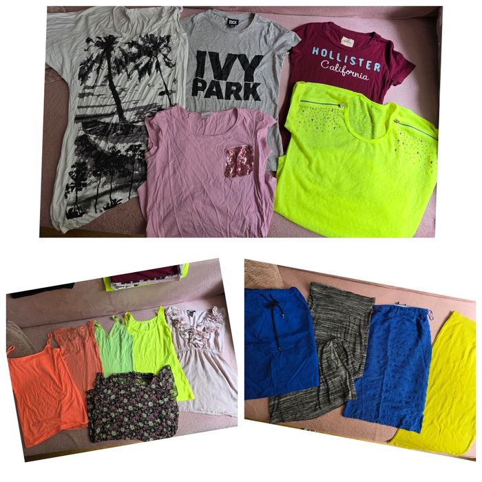 Zestaw ubrań dasmskich 16sztuki