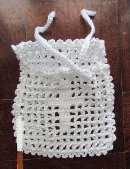 Terço em Croché com Saquinho