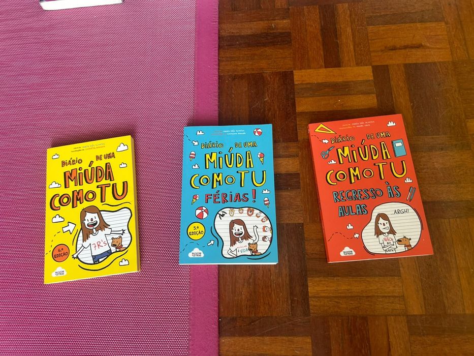 Livros da colecção Uma miúda  como tu