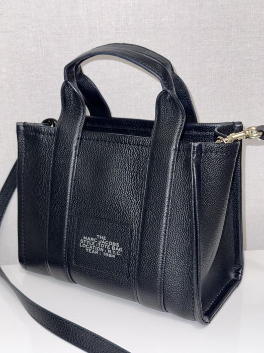 Сумка Marc Jacobs Tote bag оригінал. Кожаная черная сумка.