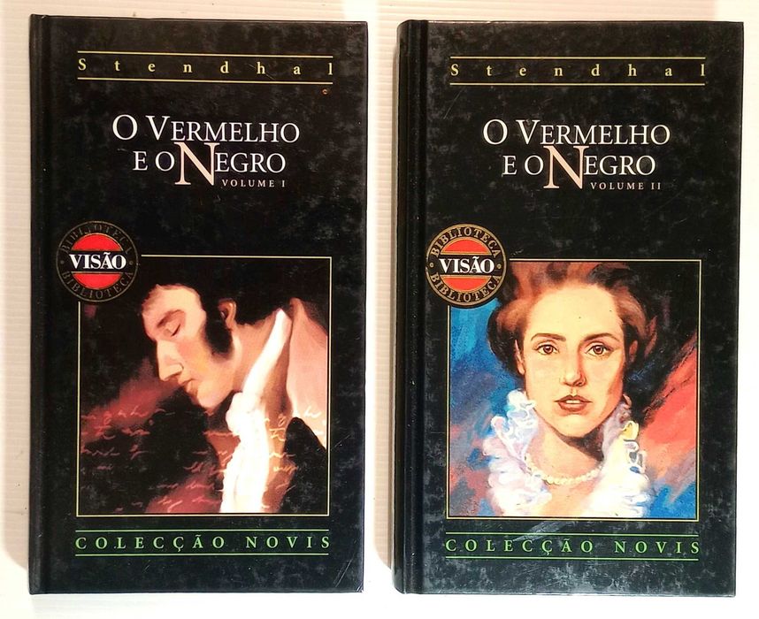 Lote 2x livros O vermelho e o negro Vol I e II - Stendhal