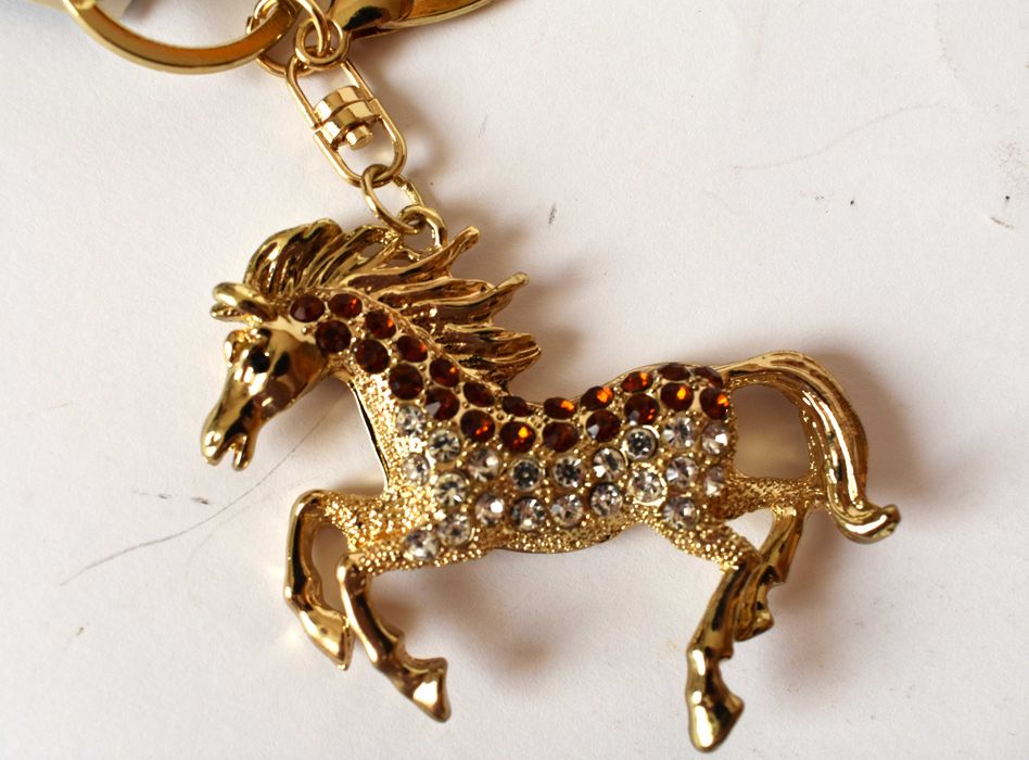 Blelok Koń z cyrkoniami z Dubaju 7,5 cm.