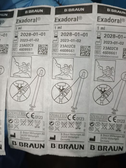 Шприци пероральні 1 мл для ліків маленьким дітям і тваринам Braun