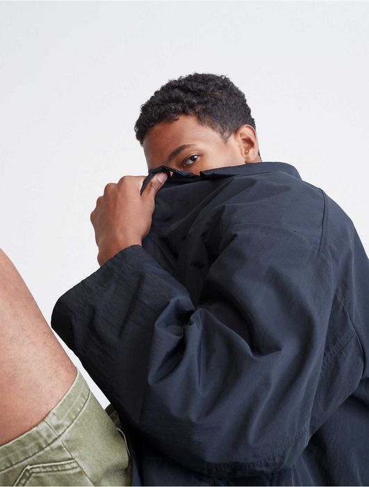 Новая куртка Calvin klein плащ (ck Oversize Nylon Jacket) c америки L