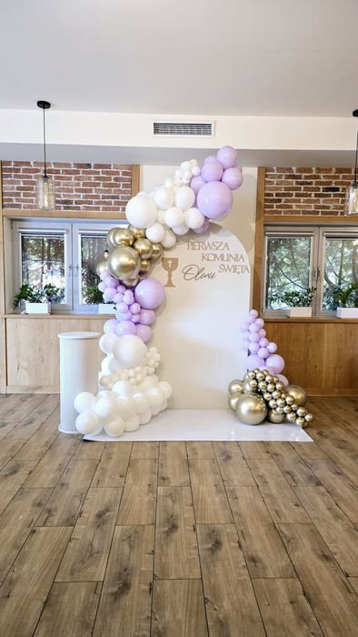 Dekoracja na chrzest, komunię, roczek, urodziny