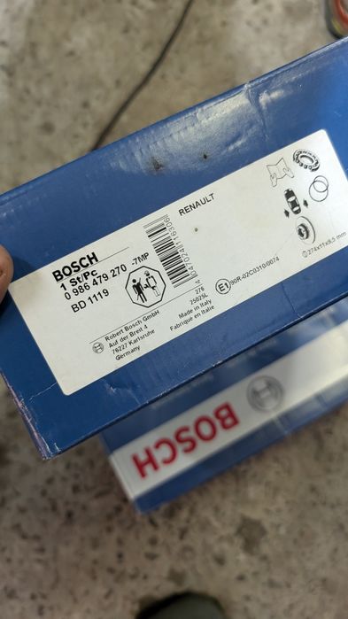 Гальмівні диски Bosh Renault Megane abs з підшипником ) Нові
BOSCH д