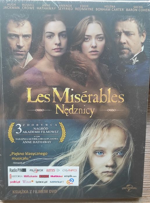 Film i ksiazka Nędznicy - LED Miserables