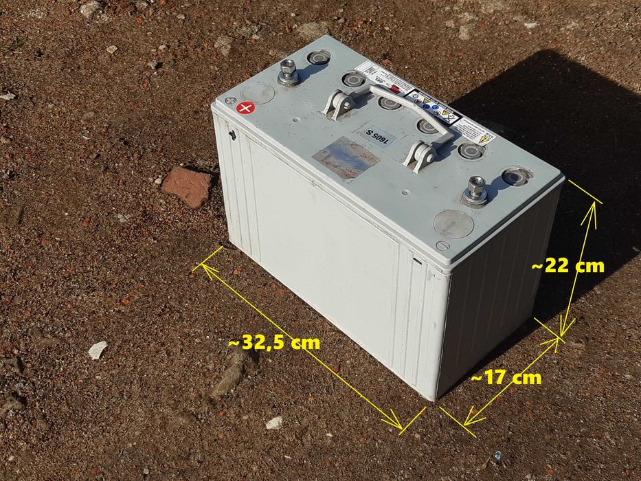 AKUMULATOR 12V 98Ah-GEL-Motorówka-manetka Johnson-zbiornik 12L Tohatsu