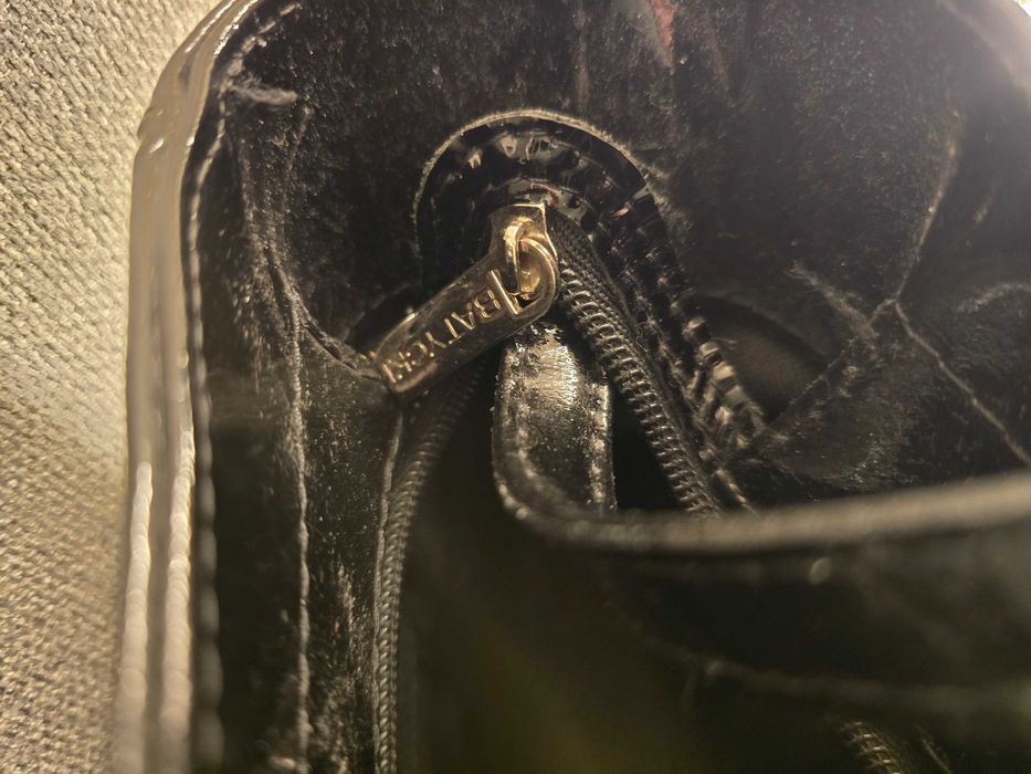 Batycki torebka shopper lakier skóra A4