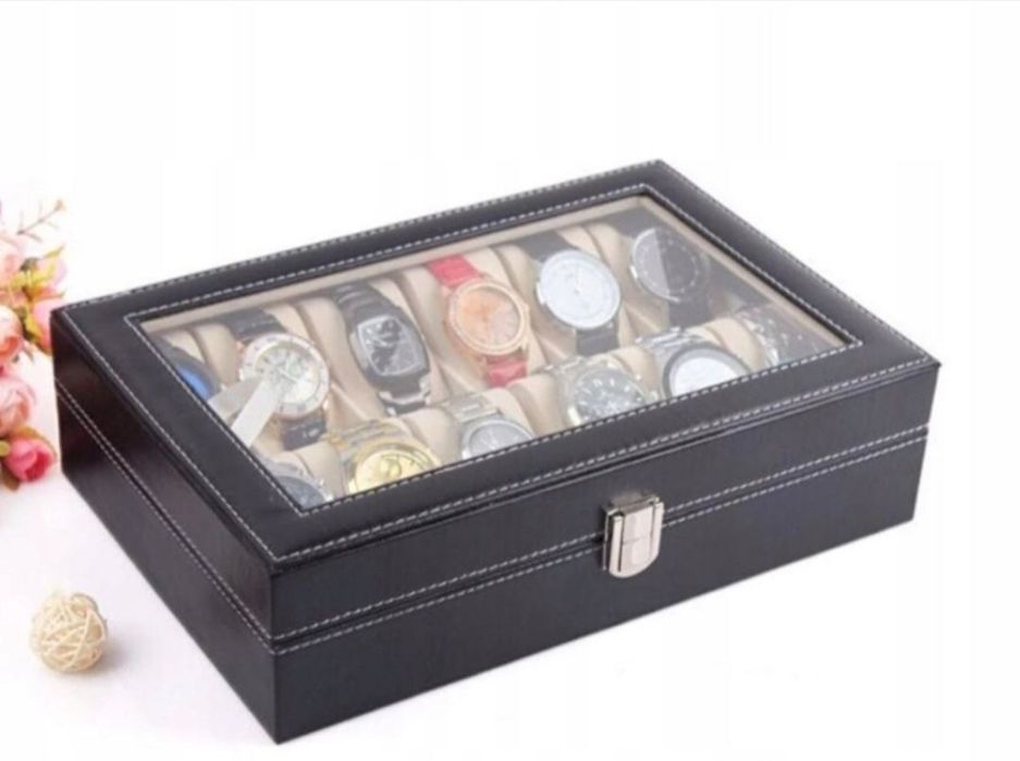 Nowe Etui na zegarki 10szt.
