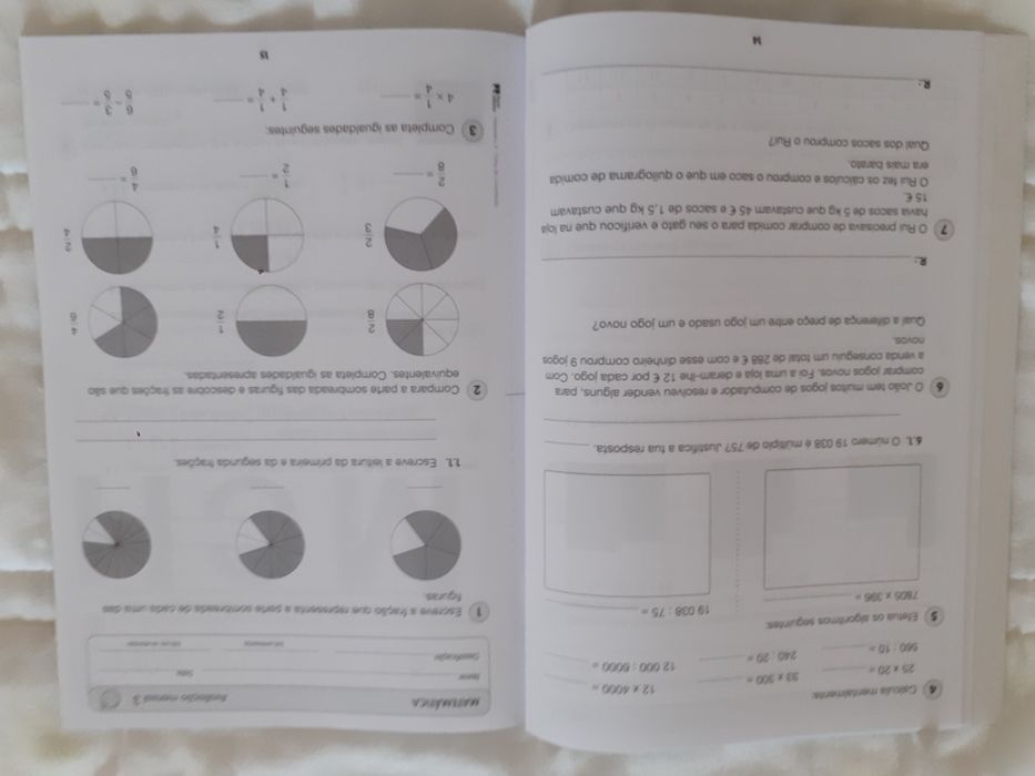 MANUAL E CADERNO DE FICHAS
Alfa - Matemática 4 - 4.º Ano