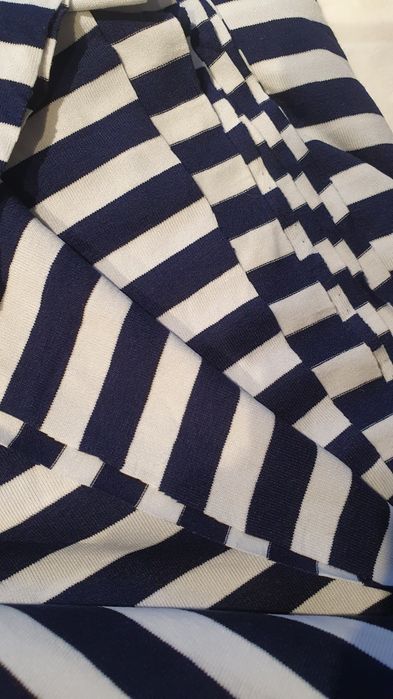 Jersey wiskozowy w paski 5m