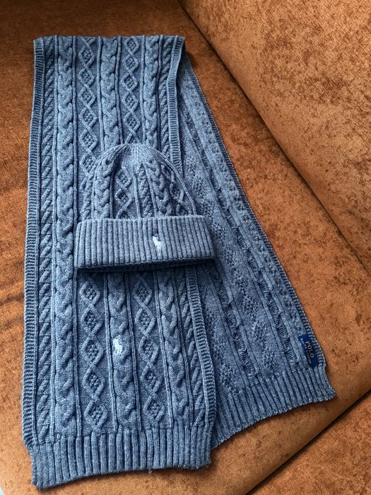 Шапка та шарф ralph lauren Знижка