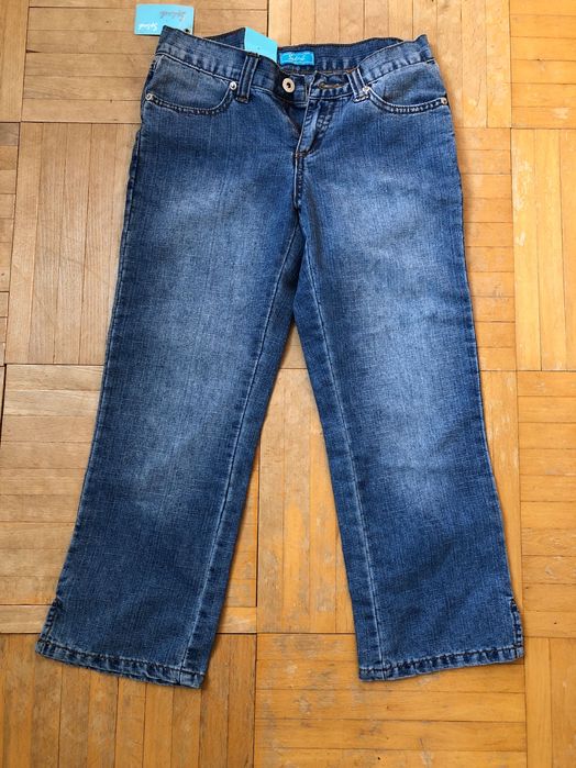 NOWE Bermudy damskie dżinsowe W28