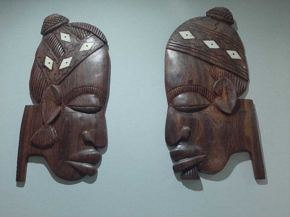 Esculturas Africanas - Madeira Maciça