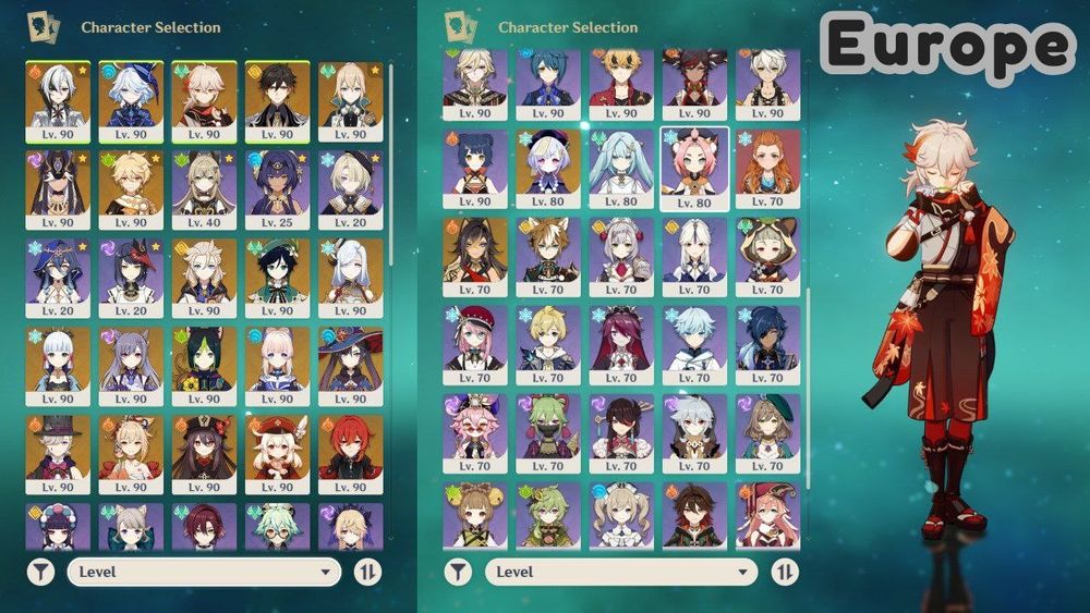 Акаунт Genshin Impact - рівень 60