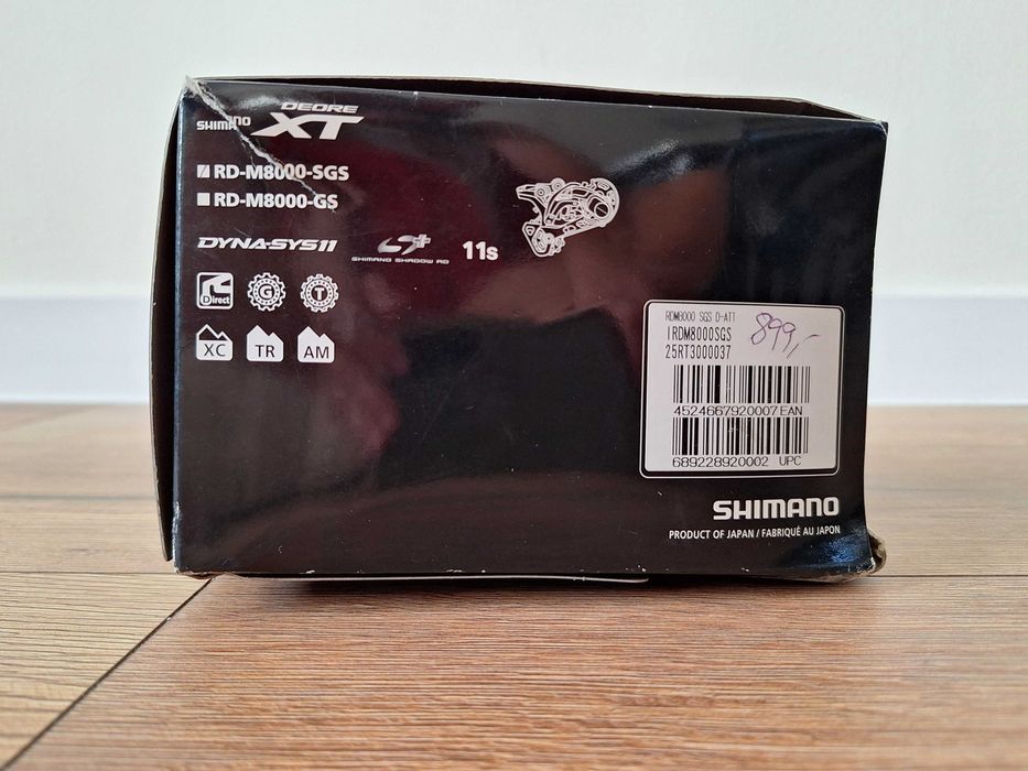 Nowa Przerzutka tylna SHIMANO Deore XT RD-M8000 gravel