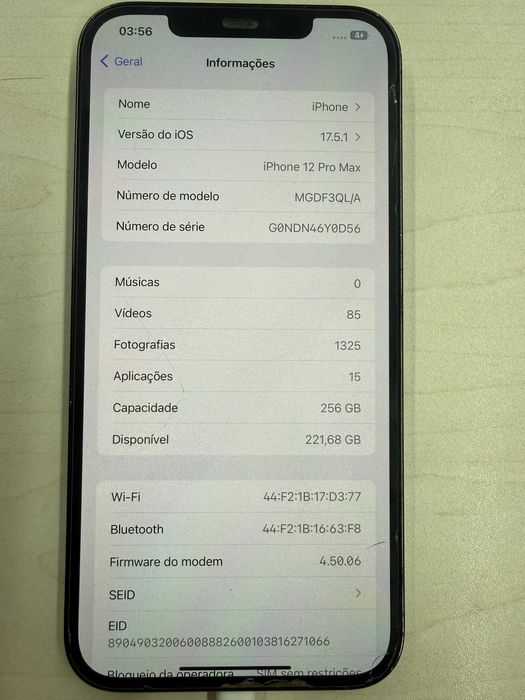 iPhone 12 Pro Max – 256 GB Azul-Pacífico