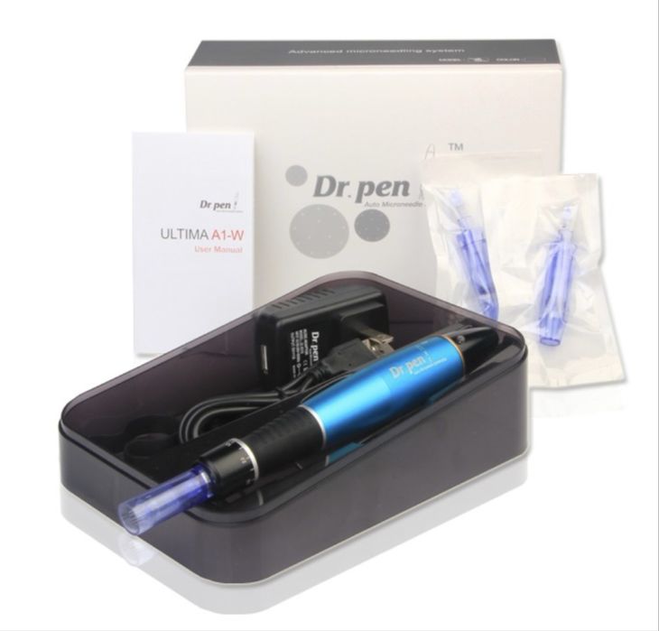 Дермапен Dr. Pen Ultima A1-W з акумулятором, виліт голки 3 мм