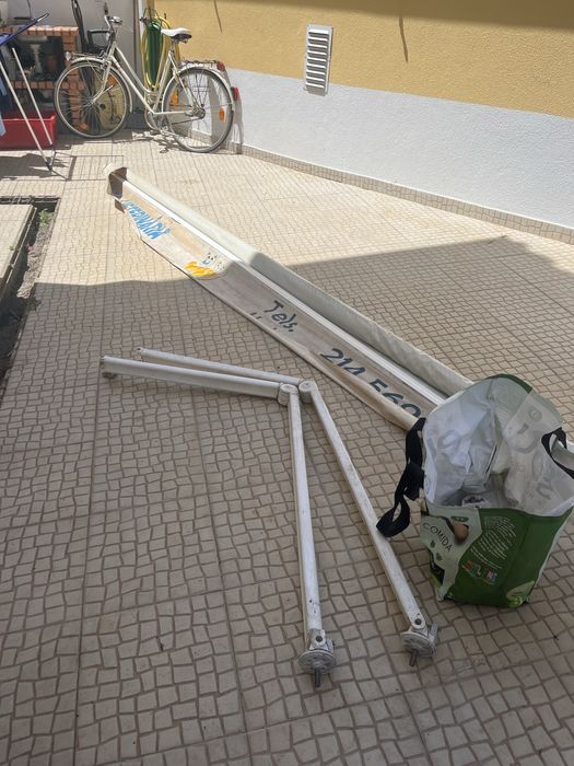 Toldo branco 4 metros usado
