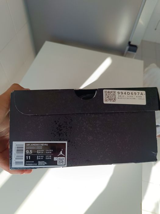 Air Jordan 4 Black Cat 2025 43EU