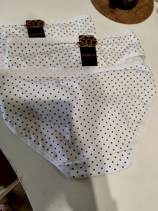 Nowe / majtki / 3 pak / komplet / set / zestaw / bawełniane /