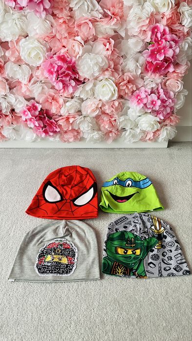 Zestaw czapka Lego Ninjago żółwie Ninja Spiderman H&M Reserved