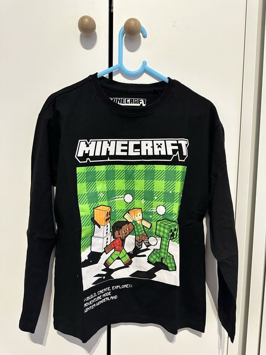 Bluza Koszulka z dlugim rekawem Minecraft 140