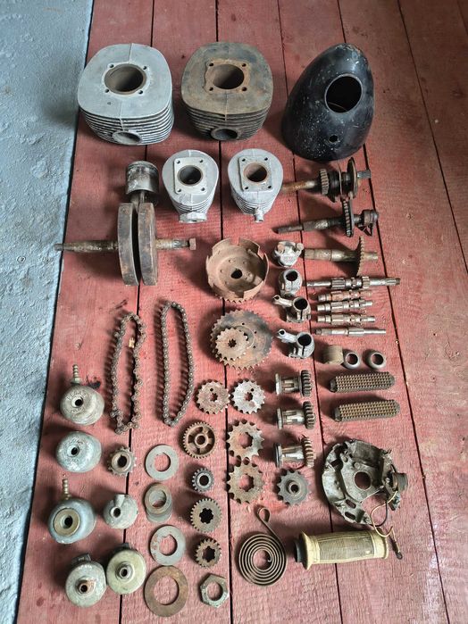 Części SHL, Wsk, Romet komar. Wał SHL. Cylinder SHL, komar