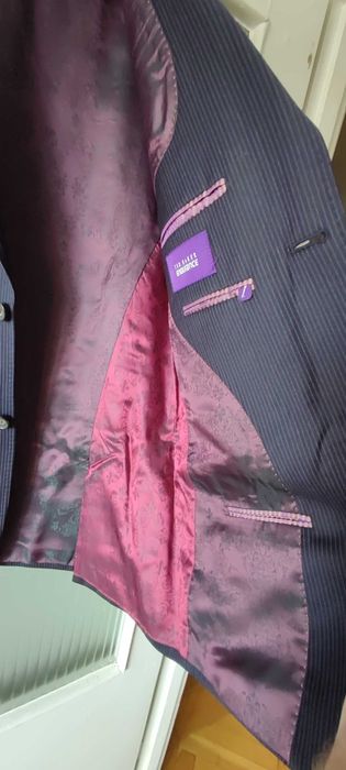 Ted Baker (London) Elegancki Garnitur 3-częściowy wełniany