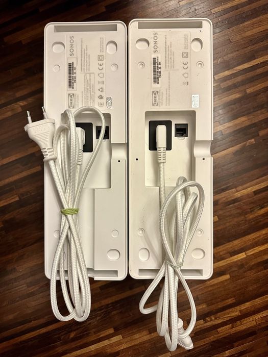 2x IKEA Gen. 2 Symfonisk głośniki Stereo Wi-Fi biały półkowy SONOS Air