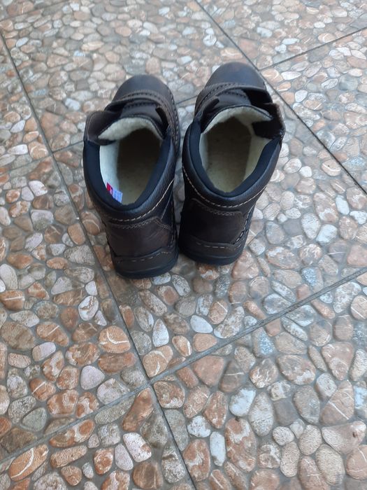 Buty męskie zimowe skórzane rieker