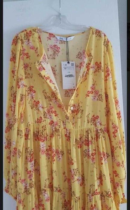 платье  хлопок оверсайз zara cos