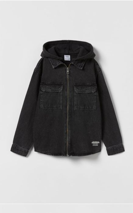 Куртка джинсова, кофта зіп на змійці, рубашка Zara