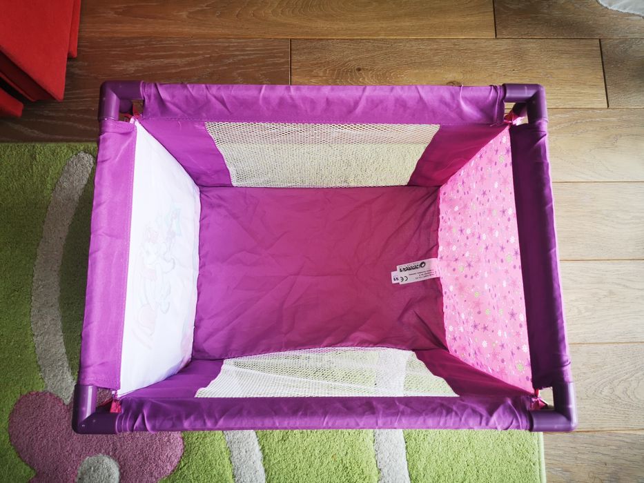 łóżeczko turystyczne dla lalek składane