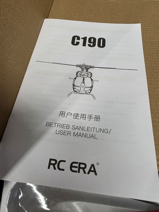 Helikopter c190 sterowany pilotem